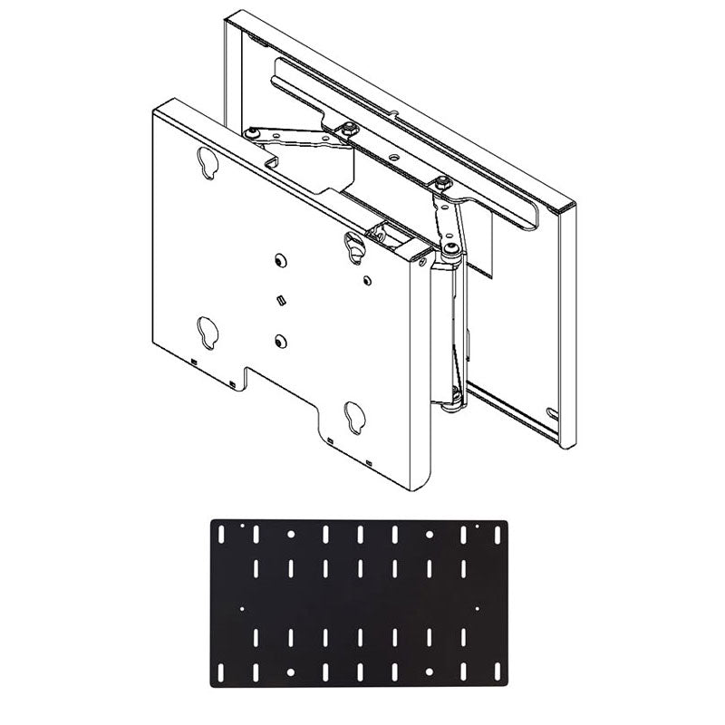 Chief Medium Hospitality Swing Arm Wall Mount (VESA) MPTVB