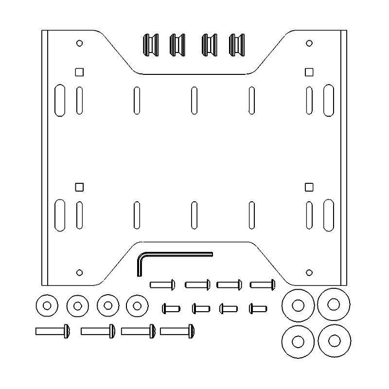 Chief Medium Interface Bracket (200x100, M6) MSB6040