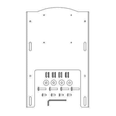 Chief Medium Interface Bracket (Sony 200x200, Low) MSB6200