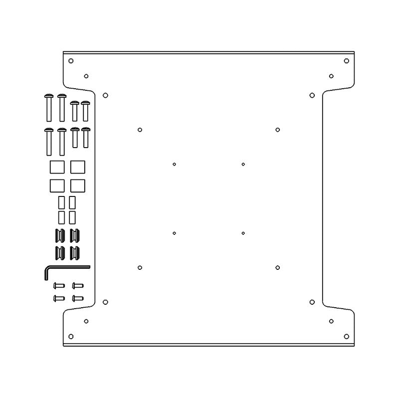 Chief Medium Interface Bracket (Sharp 64 Series) MSB6364