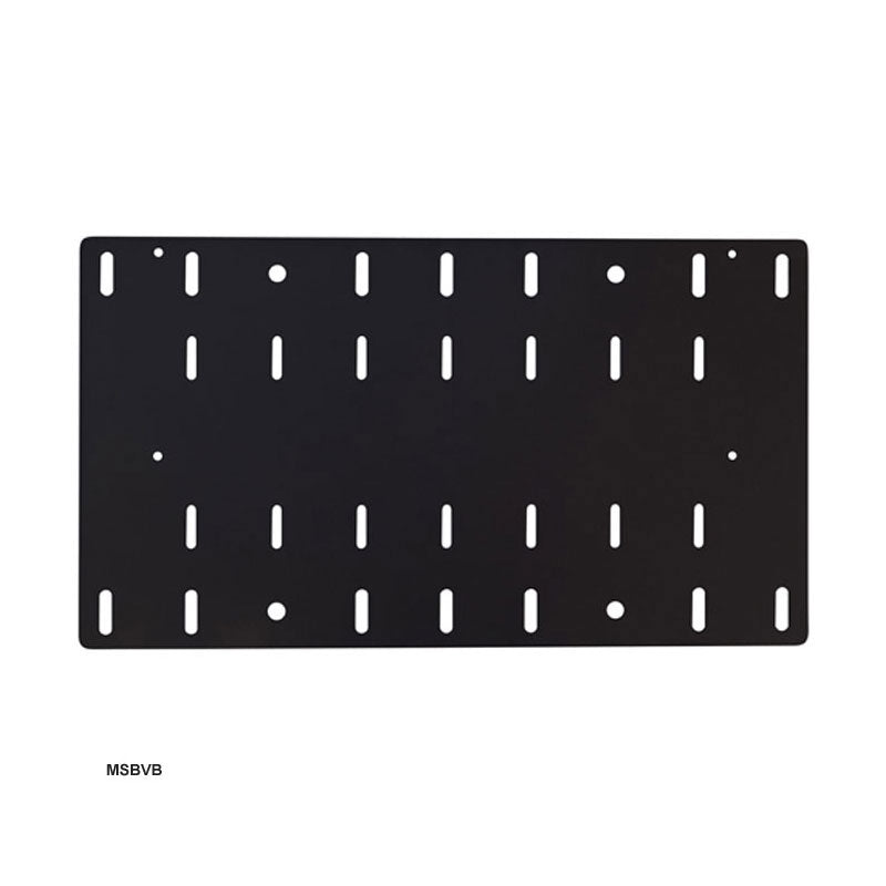 Chief Medium Swing Arm TV Wall Mount MWRVB, flat mounting plate front view