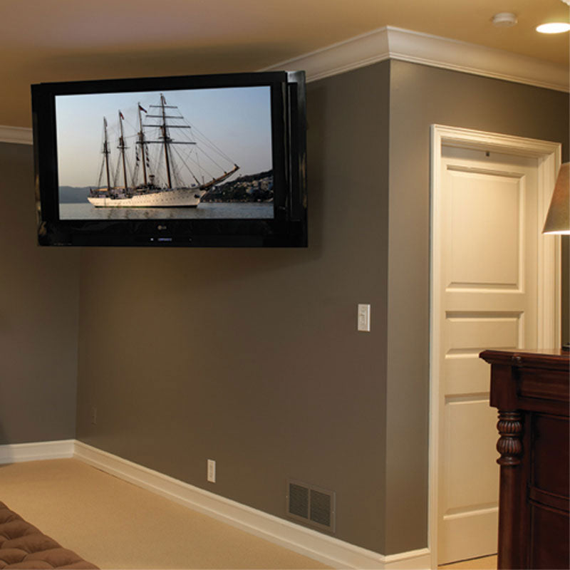Chief Large Swing Arm TV Mount PDR2000B, articulating TV wall mount installed room view