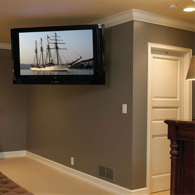 Chief Large Swing Arm TV Mount PDR2000B, articulating TV wall mount installed room view