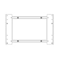 Chief Large Interface Bracket (684x300, M8, Offset) PSB2643