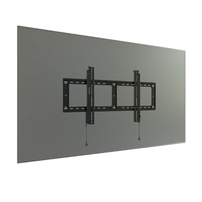 Chief Large FIT Fixed Universal Display Wall Mount RLF3, tilting TV wall mount installed rear view