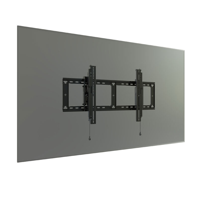 Chief Large FIT Tilt Extending Universal Display Wall Mount RLXT3, video wall mount installed rear-left view