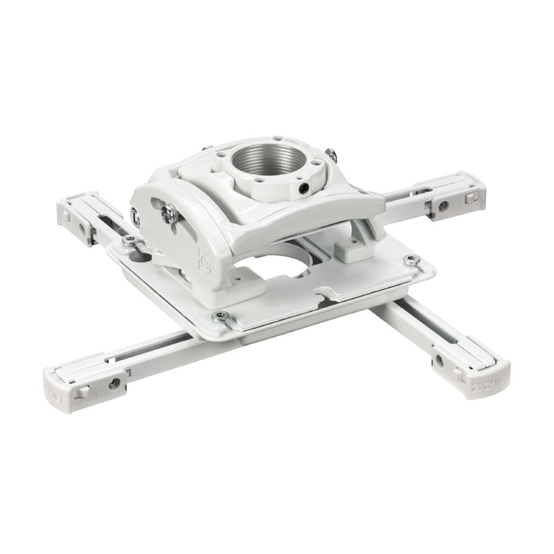Chief Elite Universal Projector Mount (Version C, Keyed Lock, White) RPMCUW