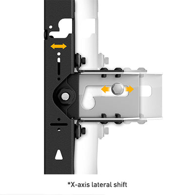 Chief TiLED LED Mount TIL1X5PH, video wall mount lateral shift diagram