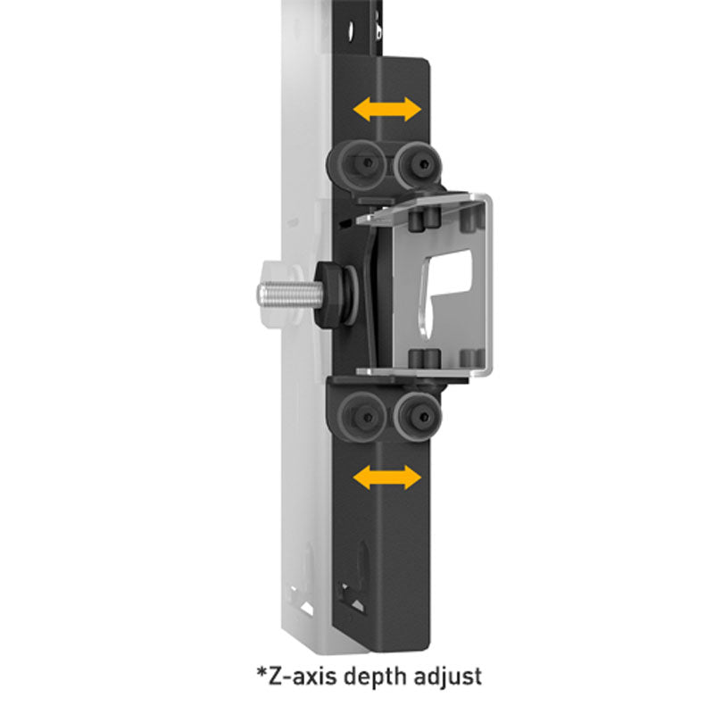 Chief TiLED LED Mount TIL1X5PH, video wall mount depth adjustment diagram