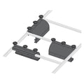 Middle Atlantic Ladder End Drop (11 W, Spools) CLH-ED11