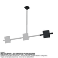 Crimson VESA 200x200 Multi-Display Modular Ceiling Mount System CM2V