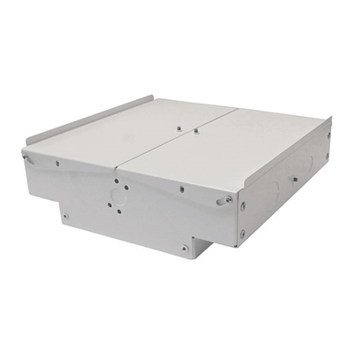 Chief Above Tile Storage Accessory CMA472, white floor box closed perspective