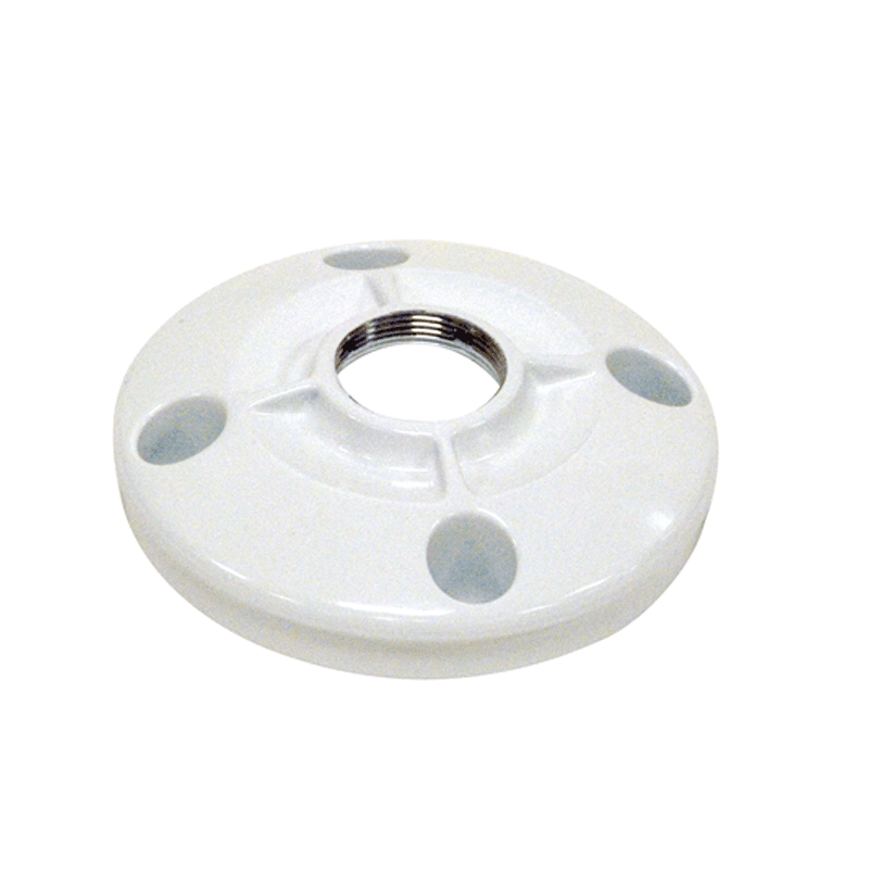 Chief RSMAUW CMS0305W CMS115W Bundle KITMD0305W, white floor base flange