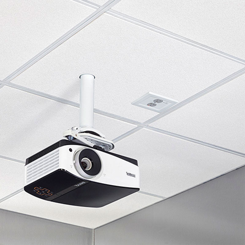 Chief Above Tile Suspended Ceiling Kit CMS440P2, projector ceiling mount installed