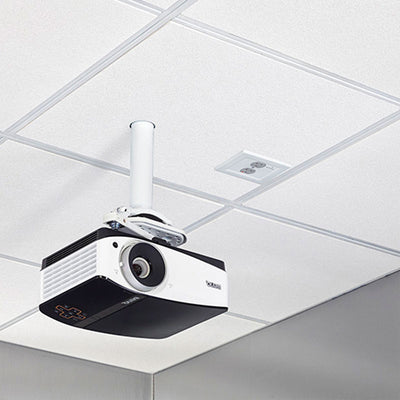 Chief Above Tile Suspended Ceiling Kit CMS440P2, projector ceiling mount installed