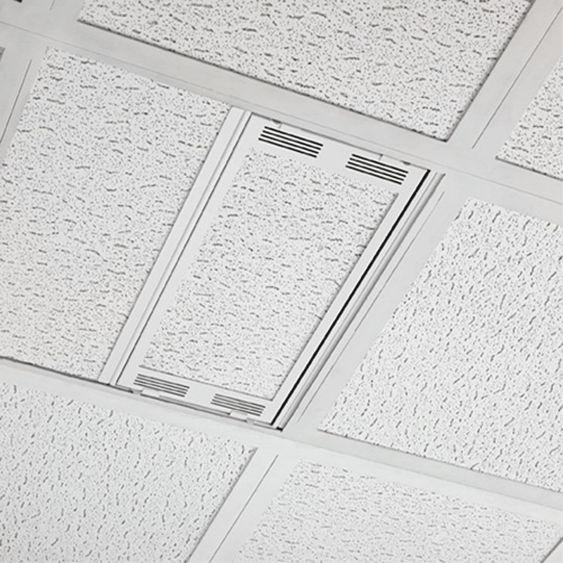Chief 1 x 2 Plenum Rated Storage Box CMS491P2, ceiling tile access panel closed