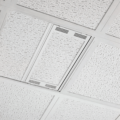 Chief 1 x 2 Plenum Rated Storage Box CMS491P2, ceiling tile access panel closed