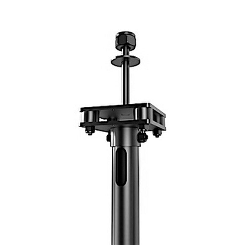 Crimson Small Unistrut Telescoping Ceiling Mount CV100-815A, projector mount ceiling plate and pole front view