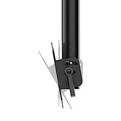 Crimson Small Unistrut Telescoping Ceiling Mount CV100-815A, projector mount roll adjustment mechanism