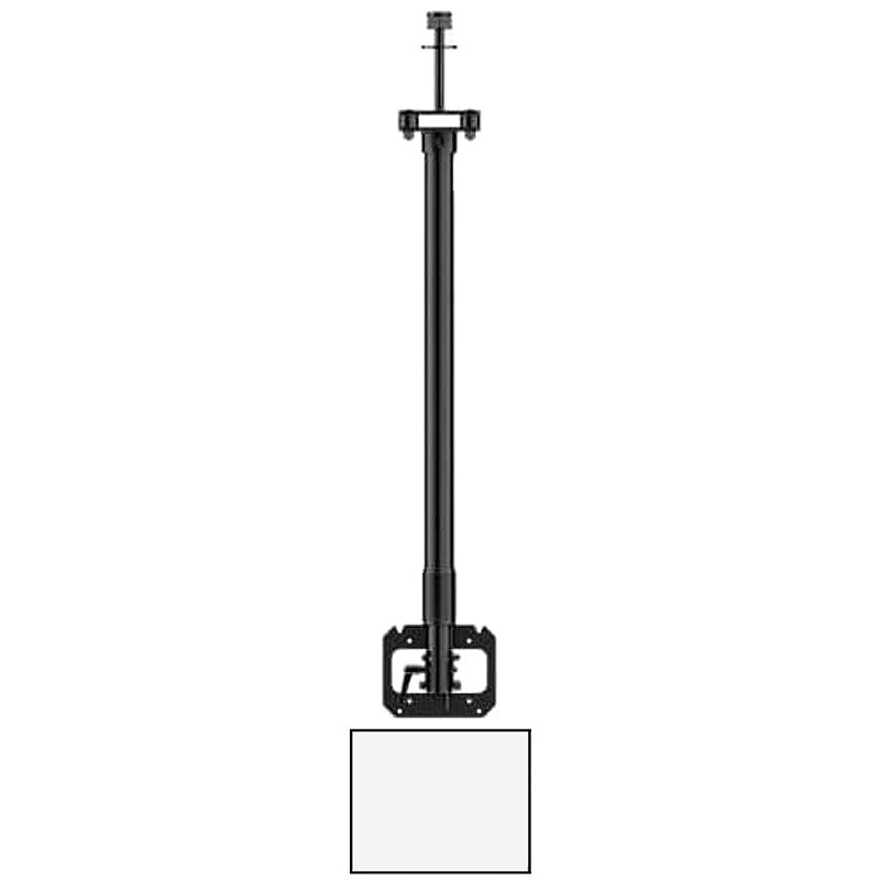 Crimson Small Unistrut Telescoping Ceiling Mount (8-15 ft, WHT) CV100-815AW