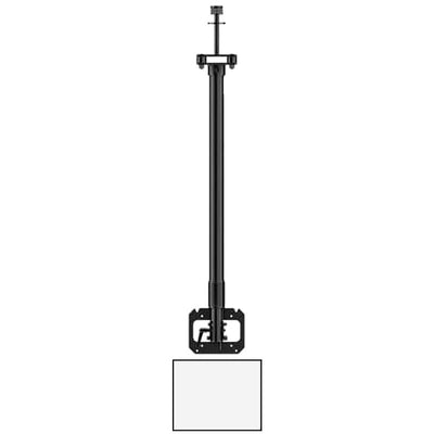 Crimson Small Unistrut Telescoping Ceiling Mount (8-15 ft, WHT) CV100-815AW