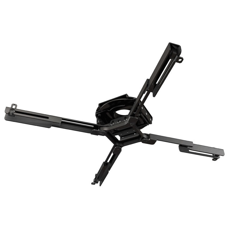 Crimson Adj Height Suspended Ceiling Projector Kit JKS2-18A, universal projector mount angled view