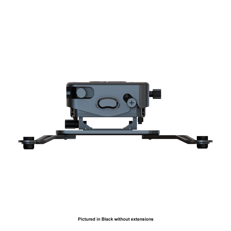 Crimson SyncPro Micro Adjust Extended Projector Mount JR3XLW, projector mount side view without extensions