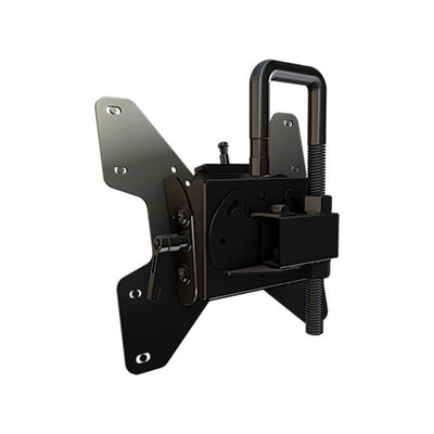 Crimson Medium Pivot TV Wall Mount P37H, tilting clamp mount angled view