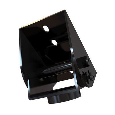 Crimson Cathedral or Vaulted Ceiling Adapter CAV1, black tilting bracket mechanism in close-up