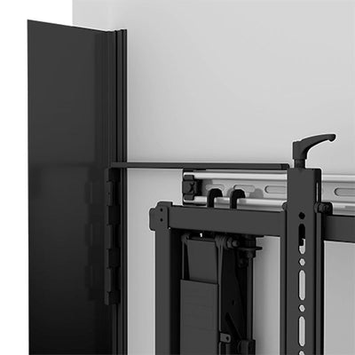 Chief ConnexSys Wall Cover Bracket Pack CSACB2, display mounting rail and latch mechanism close-up