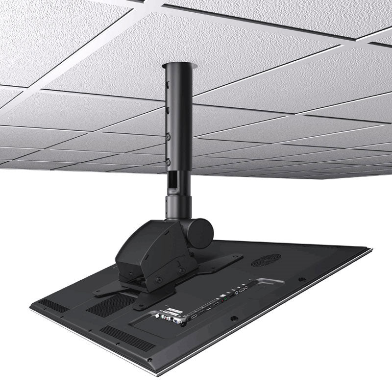 Crimson CXT-KIT9 Extreme Tilt Ceiling Mount Kit, ceiling display mount installed rear view