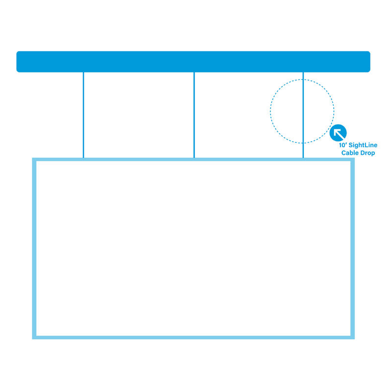 Da-Lite SightLine Cable Drop Option (10ft) DL16476