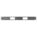 Middle Atlantic Panel (1 RU, Accepts 2 Decora Device) DECP-1X2