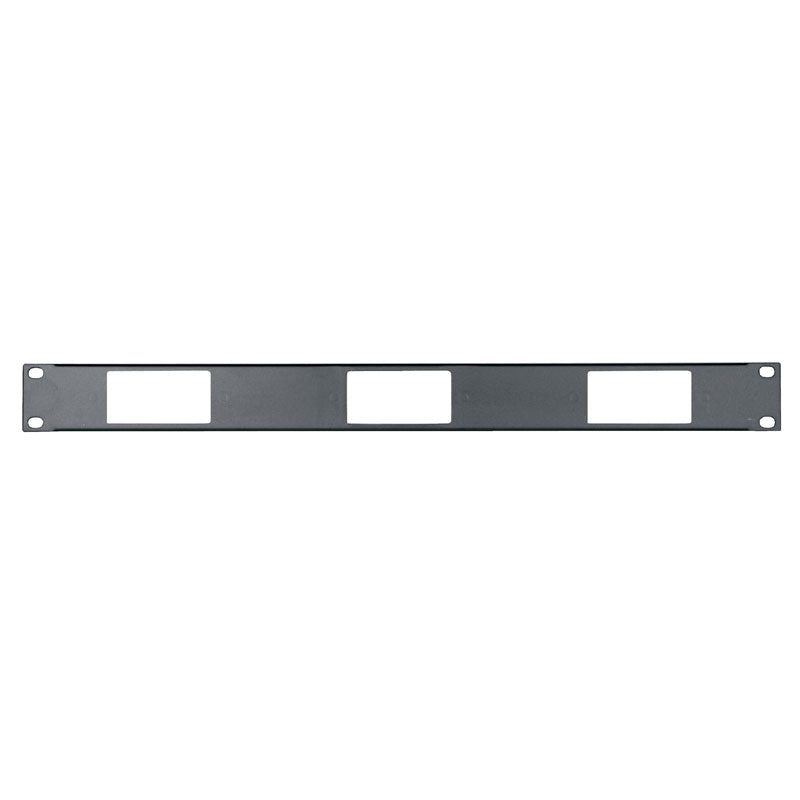 Middle Atlantic Panel (1 RU, Accepts 3 Decora Device) DECP-1X3
