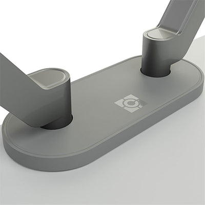 Chief Koncis Monitor Arm Mount DMA2S, dual-monitor arm base pivot joint detail