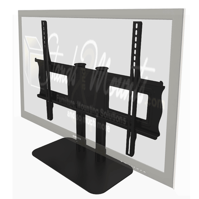 Crimson Large Tabletop Pedestal DS55, tabletop display mount rear three-quarter view