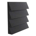 Auralex Acoustics Designer Series 4 Ridge Square Foot StudioFoam (Charcoal Pack of 24) DST114CHA24