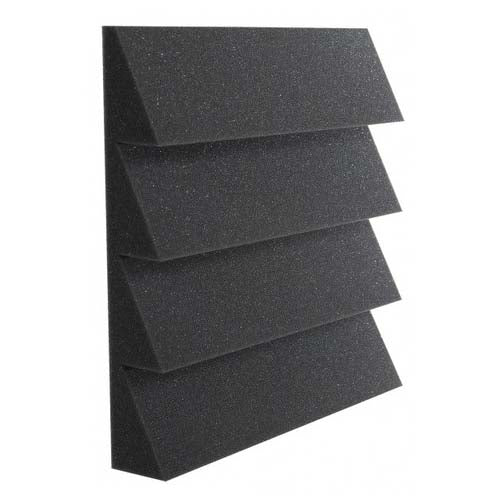 Auralex Acoustics Designer Series 4 Ridge Square Foot StudioFoam (Charcoal Pack of 24) DST114CHA24