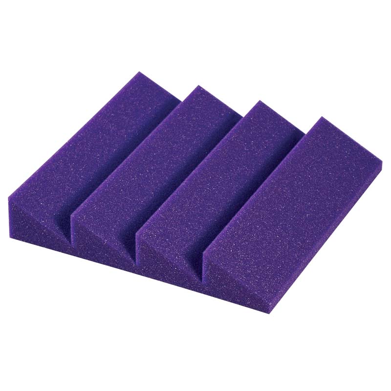 Auralex Acoustics Designer Series 4 Ridge Square Foot StudioFoam (Purple Pack of 24) DST114PUR24