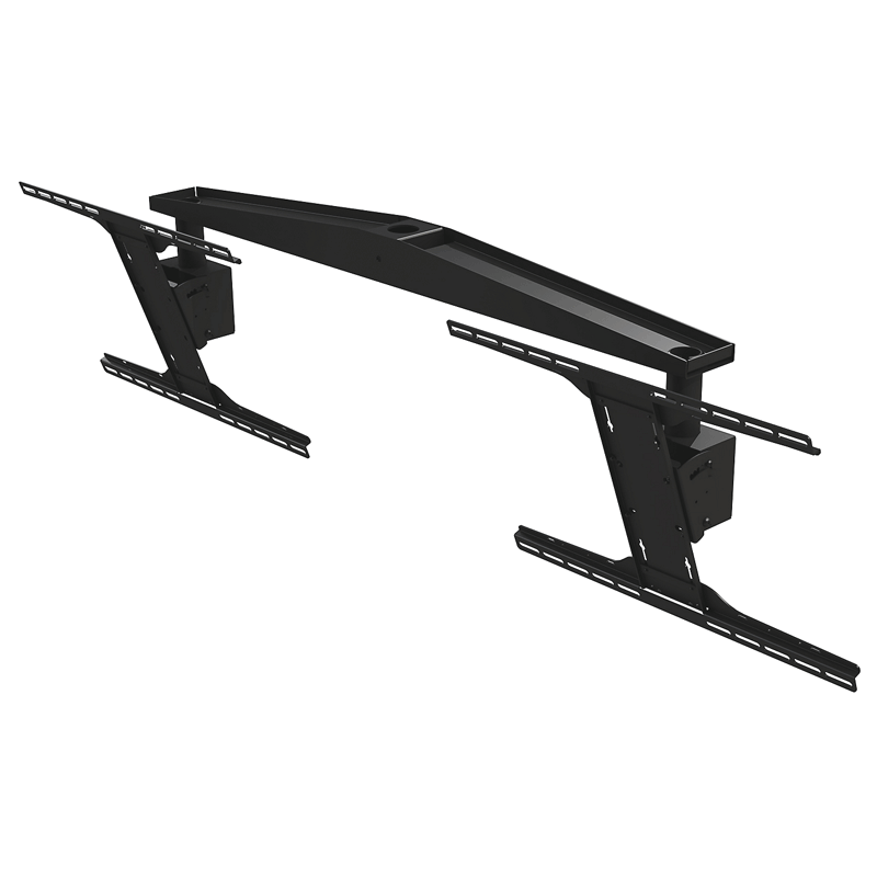 Peerless Ceiling Mount with Independent Swivel for Dual 40-70 inch Screens (Black) DST970X2