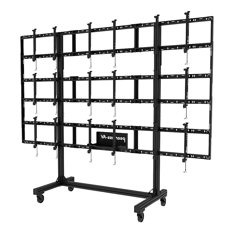 Peerless 3x3 Video Wall Cart DS-C555-3X3