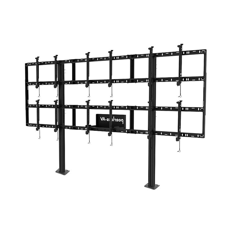 Peerless 3x2 Video Wall Bolt Down Stand DS-S555-3X2