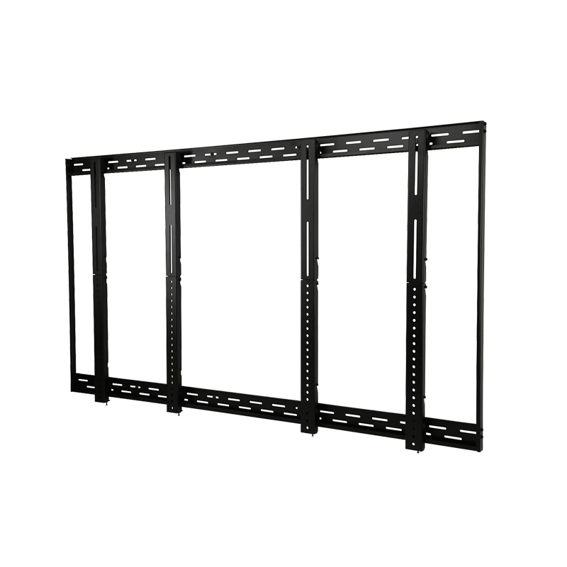 Peerless-AV Video Wall Mount DS-VW655-2X2, video wall mounting frame front three-quarter view