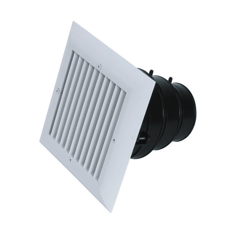 Middle Atlantic Duct Cool System DUCT-COOL-2PT, ceiling vent grille angled view