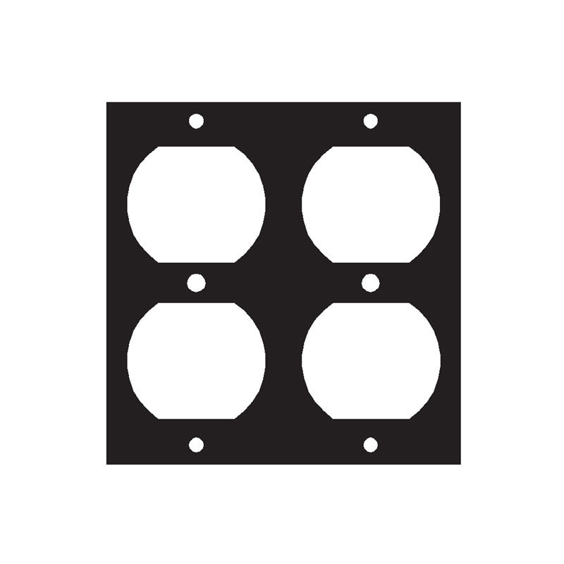 Middle Atlantic UCP Module (Two Duplex Punchouts) DUP2