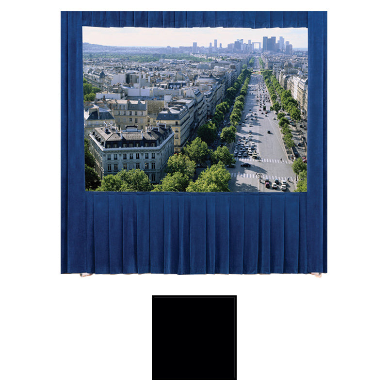 Da-Lite 14648 HD Fast-Fold Deluxe Drapery Kit (Black Drapes, 16:9, 11x17, 226 inch)