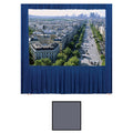 Da-Lite 36641GR Fast-Fold Truss Drapery Kit (Gray Drapes, 16:9, 13x22-4, 294 inch)