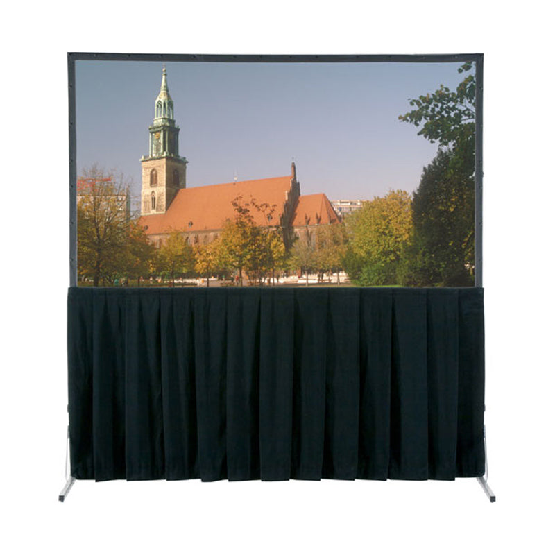 Da-Lite 36731 Fast-Fold Skirt (Black, 4:3, 7-6x10, 141 inch)