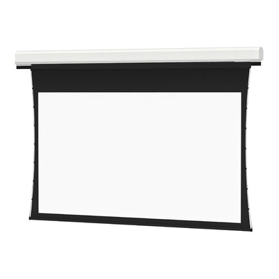 Da-Lite 29896B Tensioned Advantage REC Electric Screen, front view with white screen surface