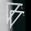 Da-Lite 40957 Medium Wall Bracket (10 or 14 inch, White)